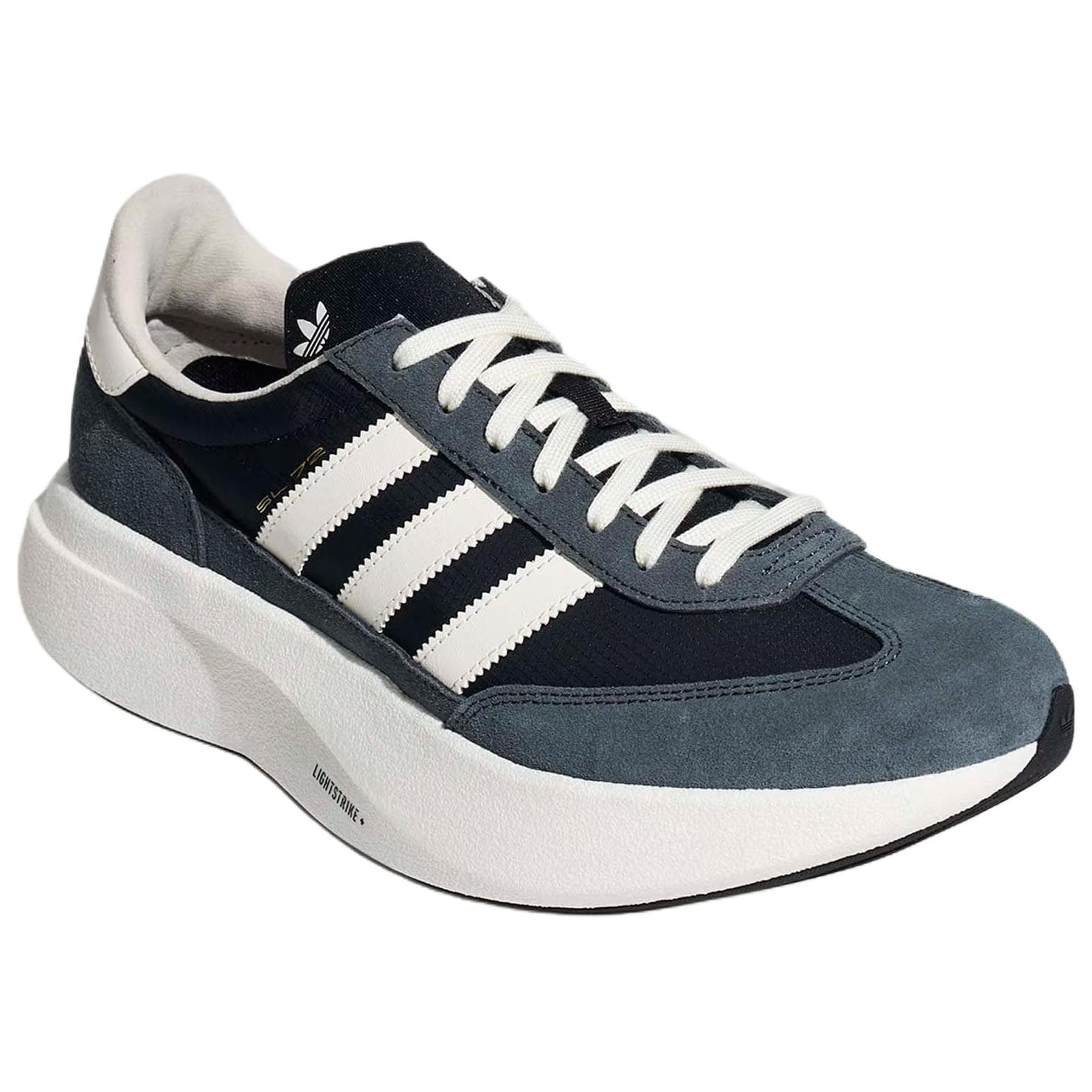 Кроссовки Adidas Originals SL 72 Высота Увеличивающая Повседневная Обувь Унисекс Серый Черный - изображение 3