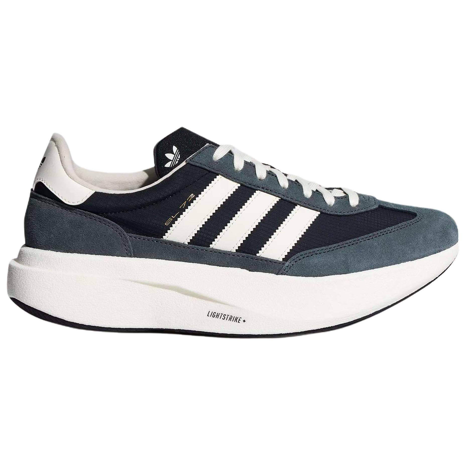 Кроссовки Adidas Originals SL 72 Высота Увеличивающая Повседневная Обувь Унисекс Серый Черный - изображение 2