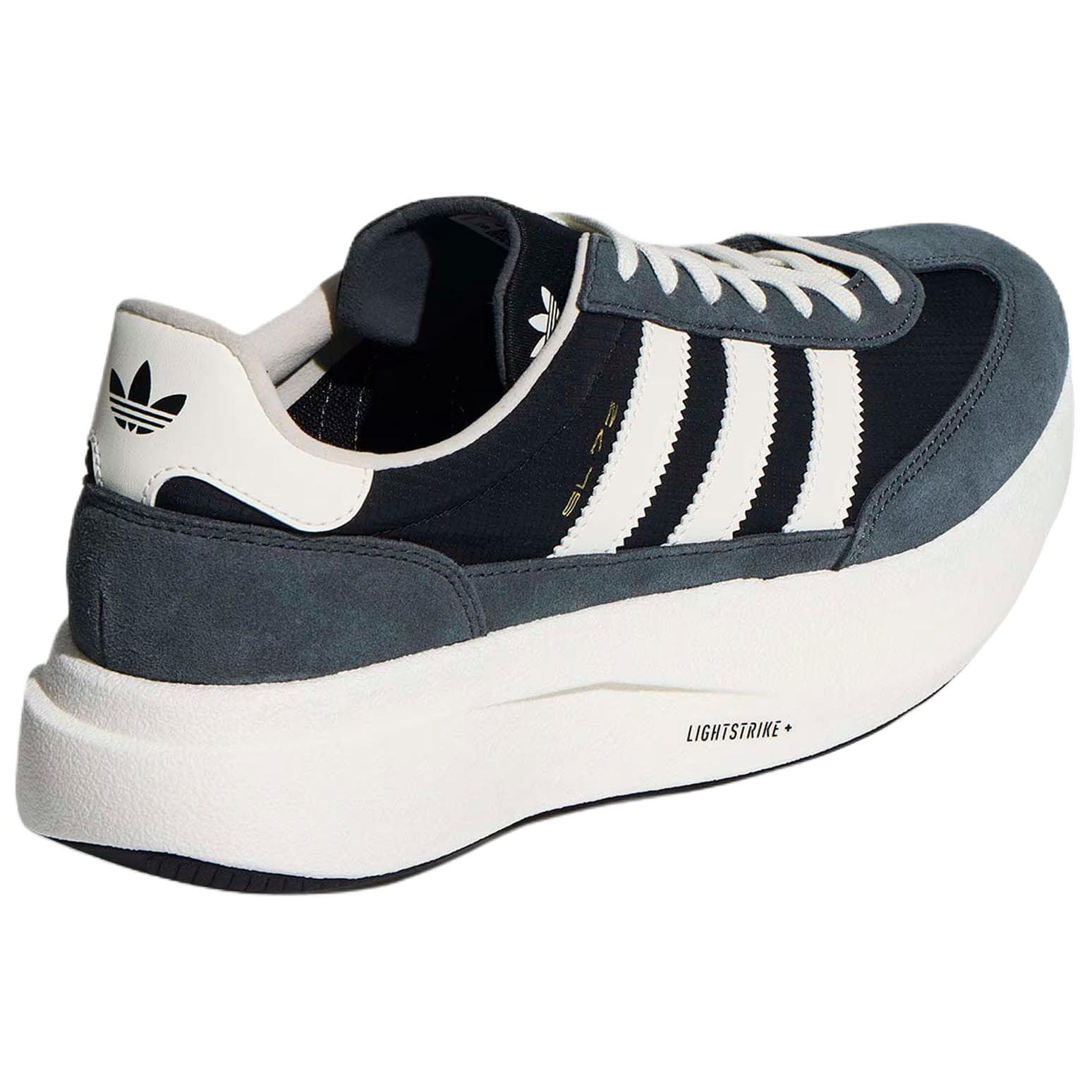 Кроссовки Adidas Originals SL 72 Высота Увеличивающая Повседневная Обувь Унисекс Серый Черный - изображение 4
