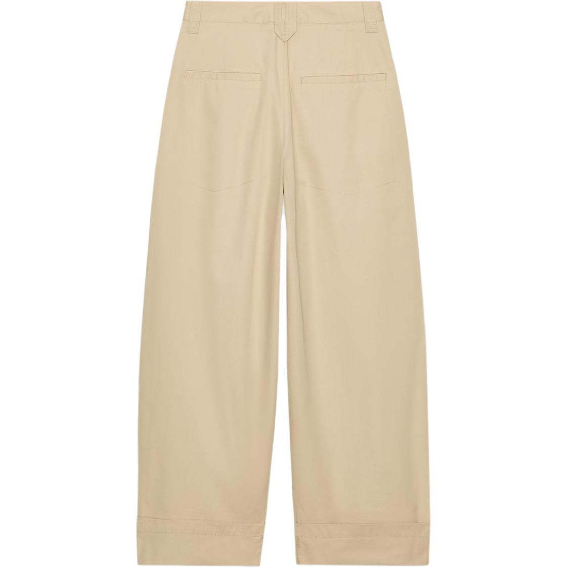 Штаны ZARA Light Camel Women's Casual Pants ZARA Светло-верблюжий женские повседневные брюки - изображение 2