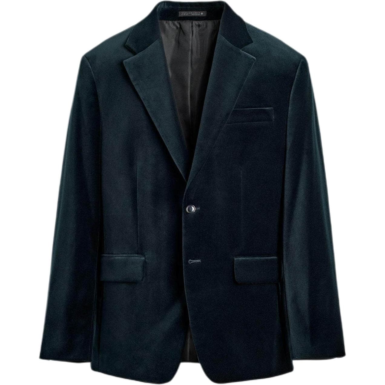 Пиджак ZARA Морской синий Мужские Деловые костюмы - изображение 1