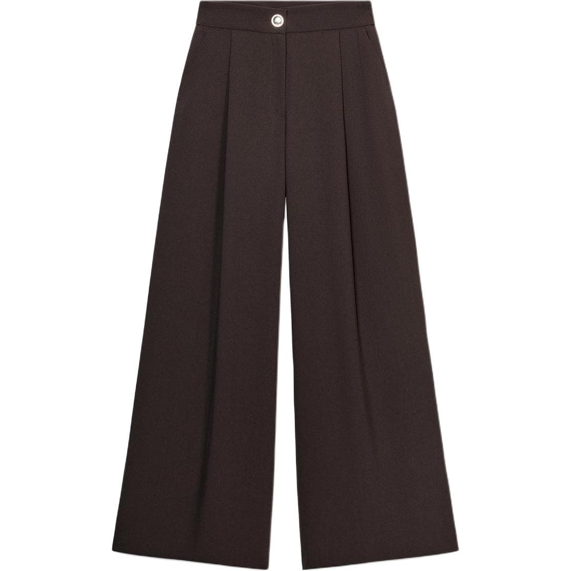 Штаны ZARA Коричневые Женские Повседневные Штаны - изображение 1