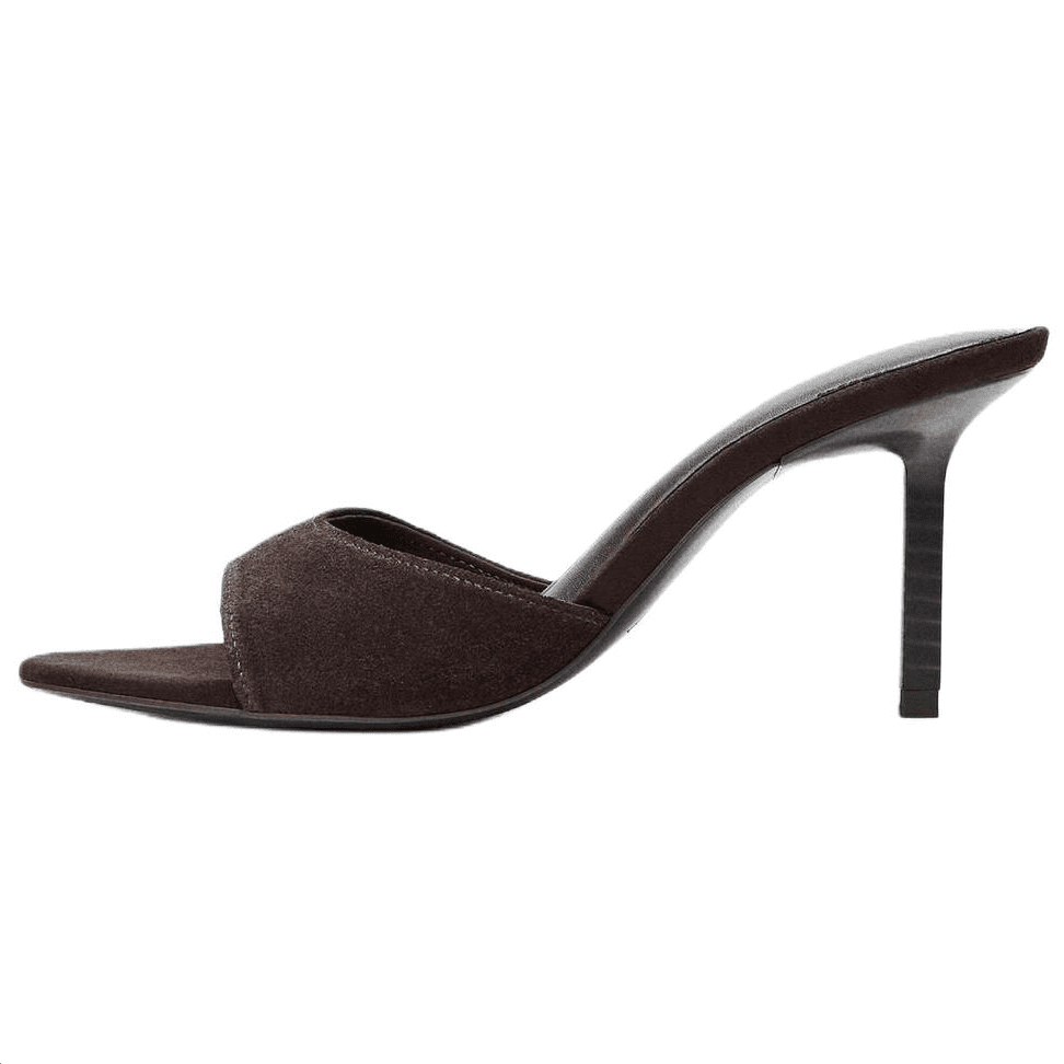 Сандалии ZARA Шлепанцы Женские Коричневые - изображение 1