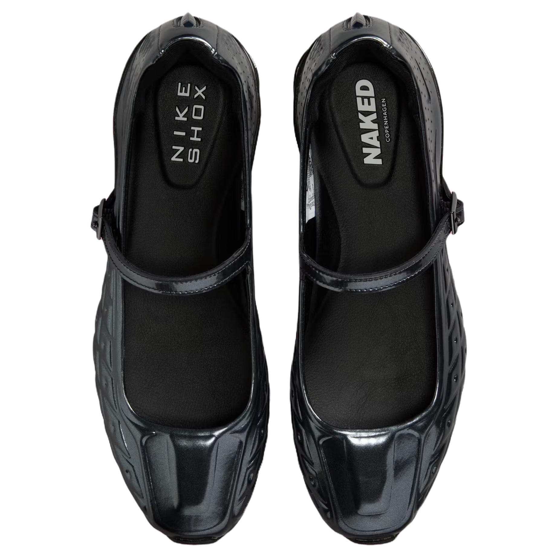 Nike X NAKED Copenhagen SHOX Z Туфли Мэри Джейн Женские Черные - изображение 3