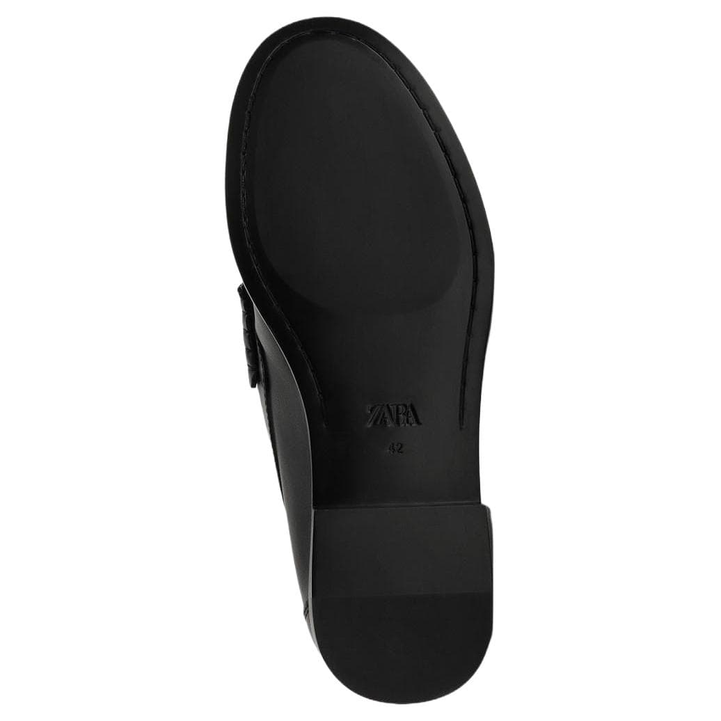 Лоферы ZARA Лоферы Мужские Черные - изображение 4