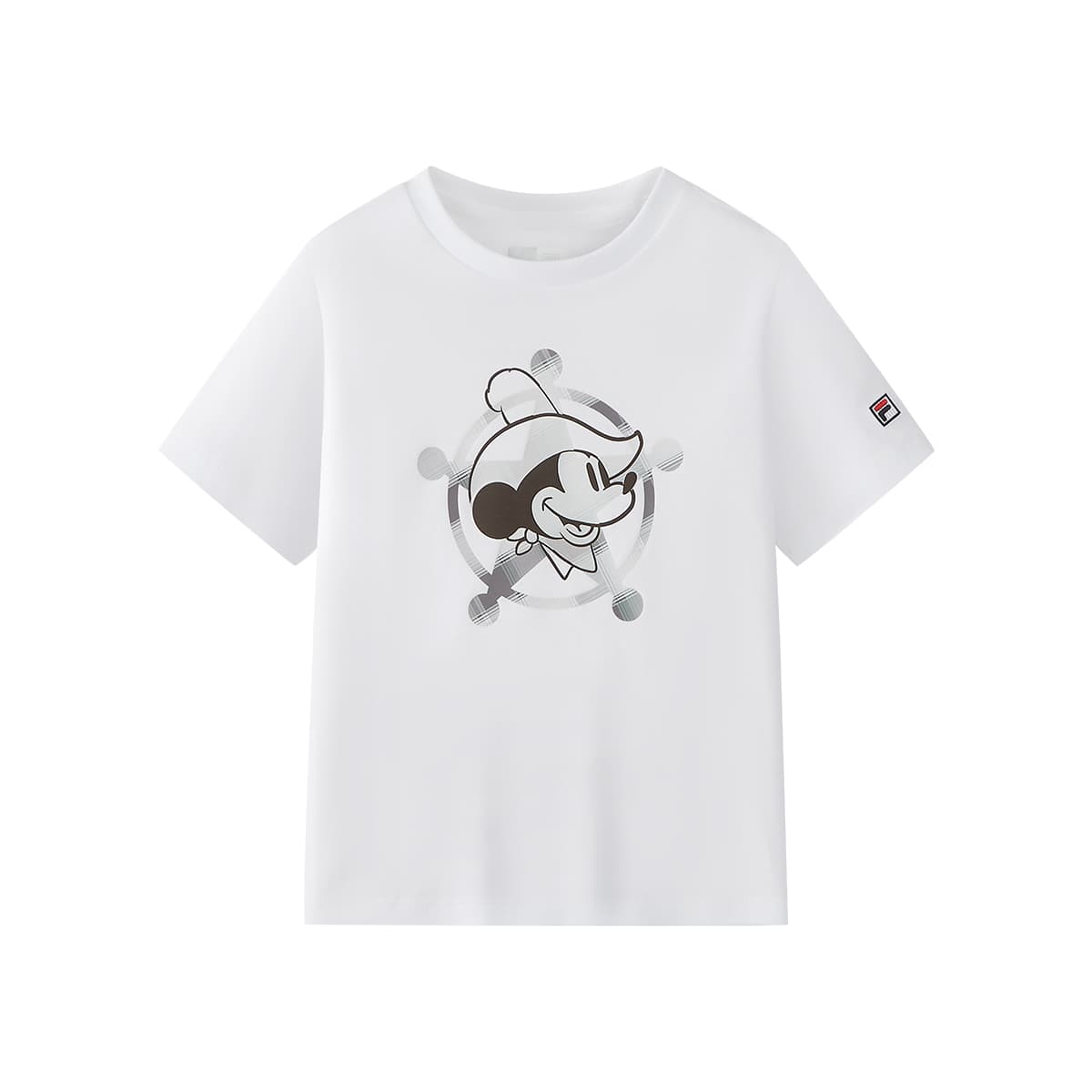 Футболка FILA KIDS Короткий рукав стандартный белый детский - изображение 1