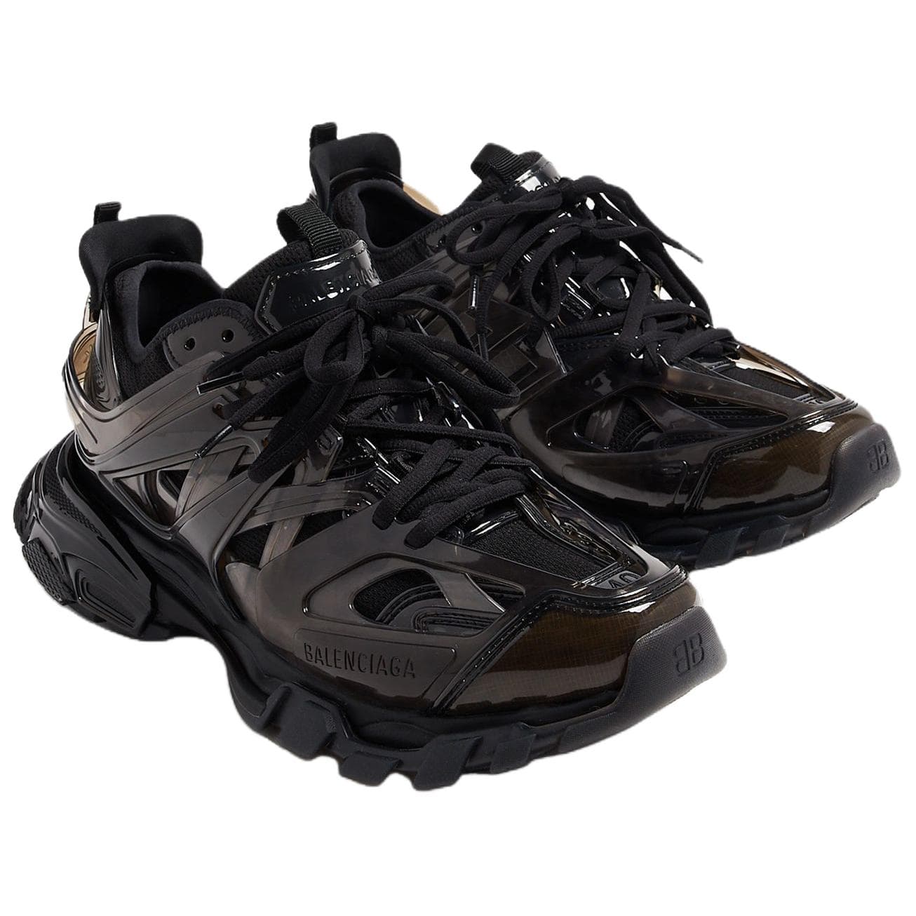 Кроссовки Balenciaga Track Jelly Low Top массивные кроссовки мужские черные сетчатая ткань - изображение 3