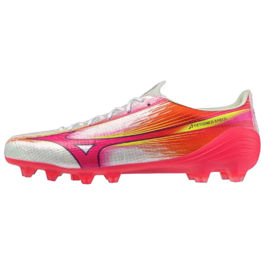 Кроссовки для футбола Mizuno Alpha 3 FG Твердый Грунт Футбольные Бутсы Унисекс Розовый Белый - изображение 1