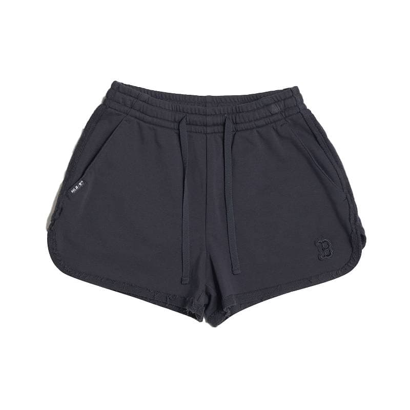 Шорты MLB Boston Red Sox Dark Charcoal Gray Color Женские Повседневные Шорты - изображение 1