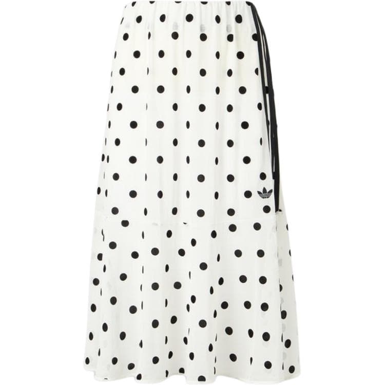 Юбка Adidas Originals Прозрачный Polka Горошек Юбка Повседневный Длинный Юбка Женские - изображение 1