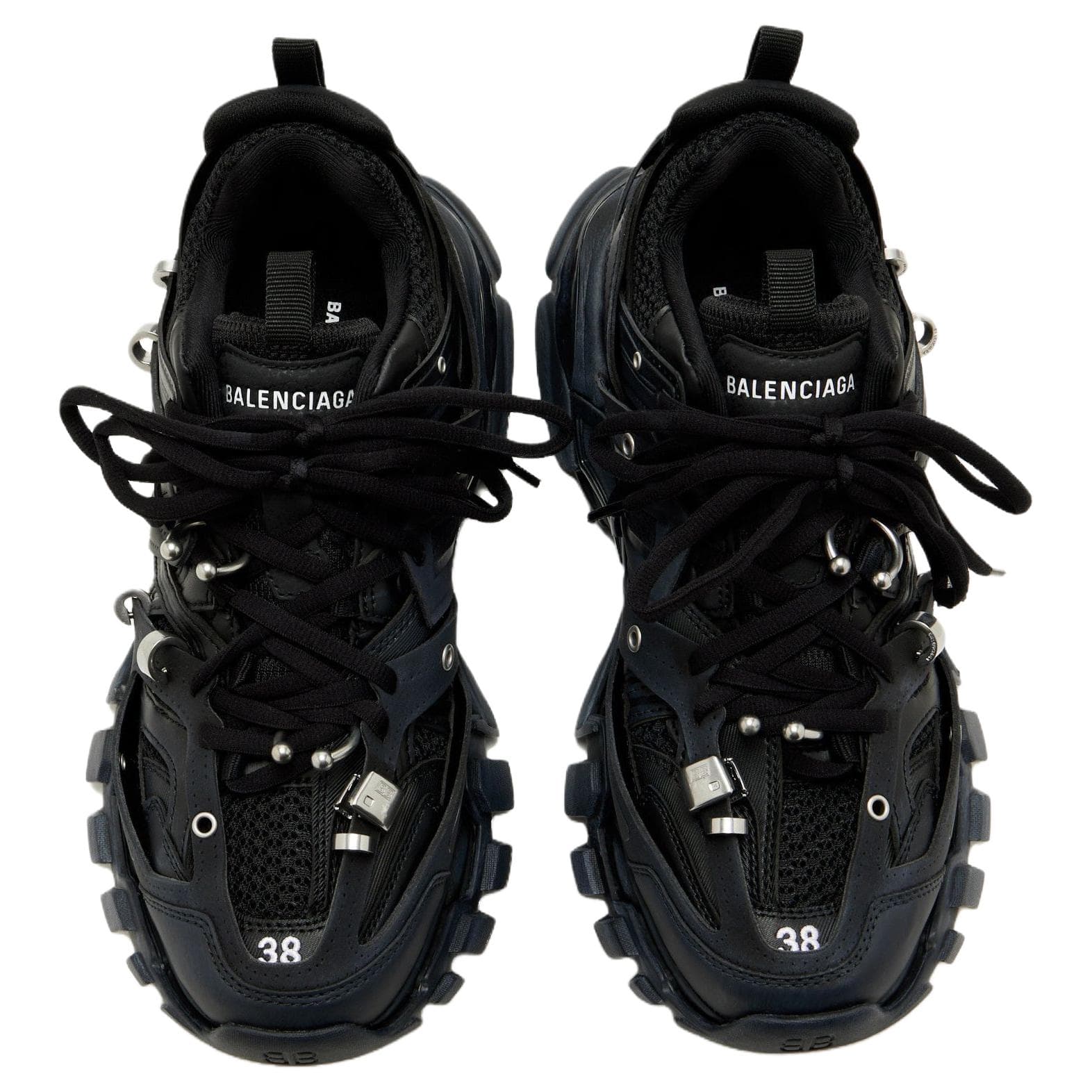 Кроссовки Balenciaga Track Piercing Low Top массивные кроссовки женские черные - изображение 3