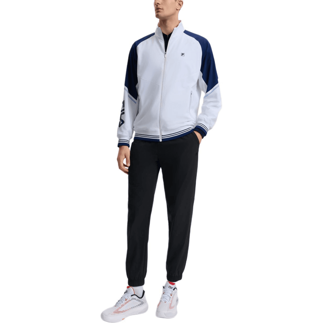 Куртка FILA Куртки и Пальто Мужской Нефритовый Белый - изображение 2