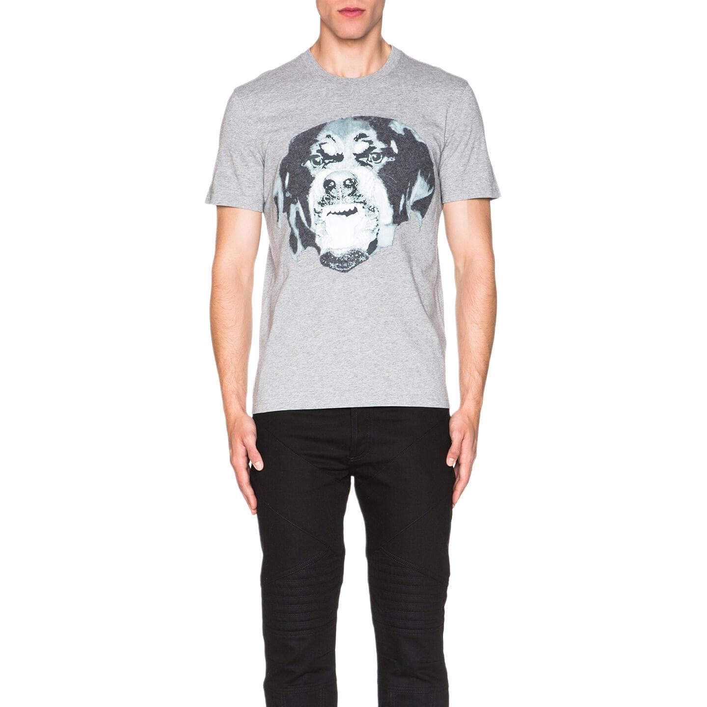 Футболка Givenchy Мужские серые T-рубашки - изображение 1