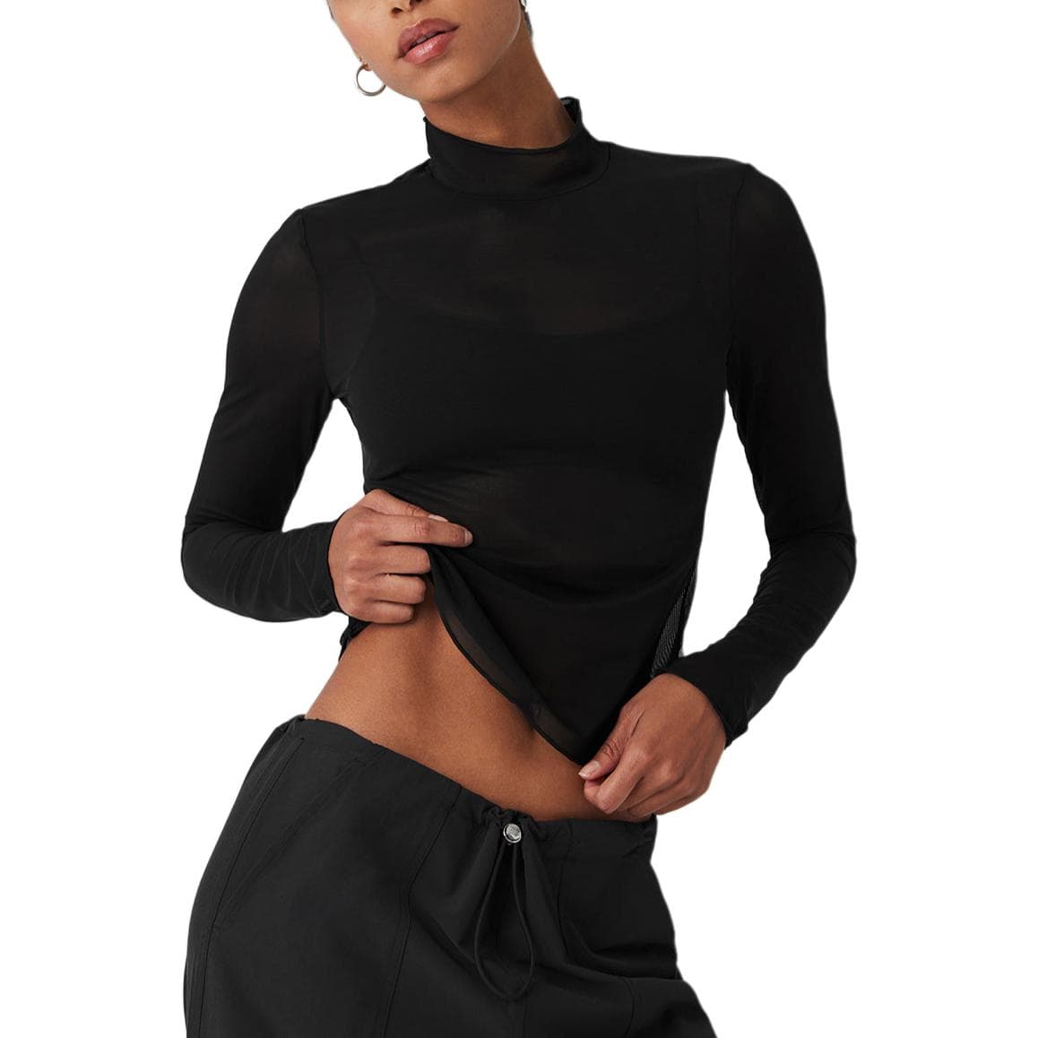 Футболка alo yoga T Black - изображение 4