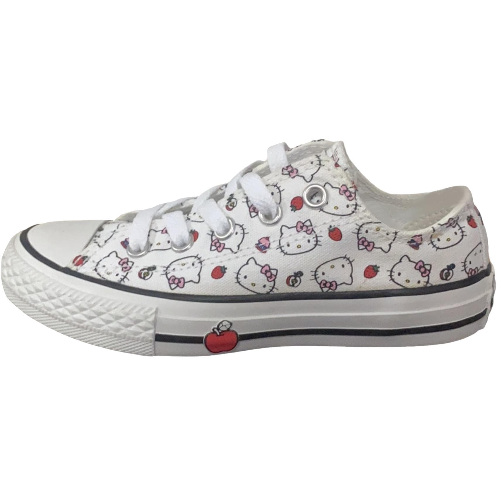 Converse CTAS OX Универсальные удобные детские кеды низкой высоты белый детский - изображение 1