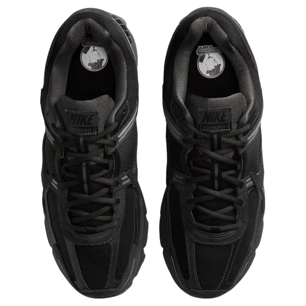 Кроссовки для бега NIKE Zoom Vomero 5 Дышащий Беговые кроссовки Унисекс Темный дымчато-серый — фото 3