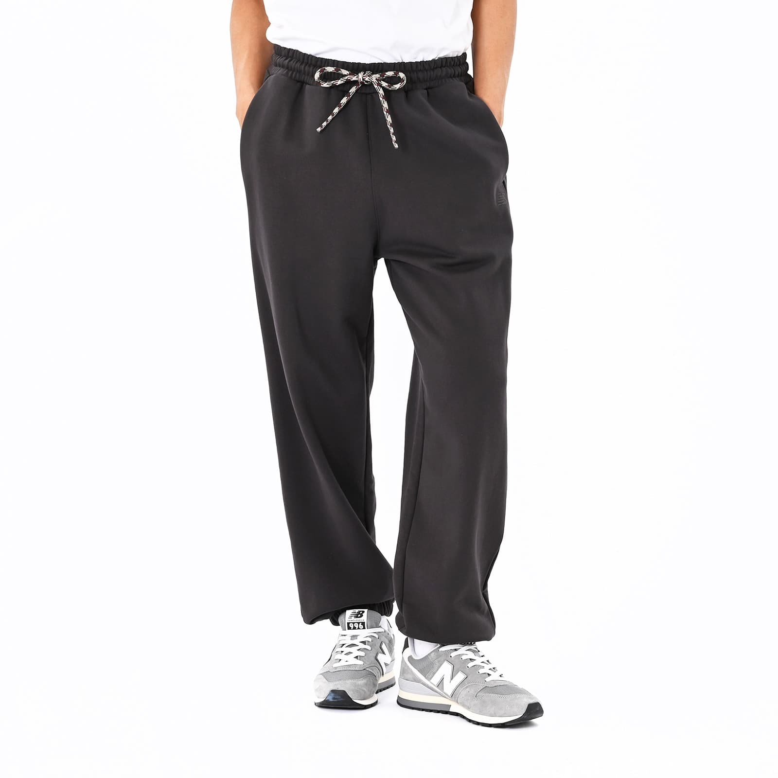 Штаны New Balance Lifestyle Casual Collection SS25 Повседневные штаны Мужские Кофейного цвета - изображение 3