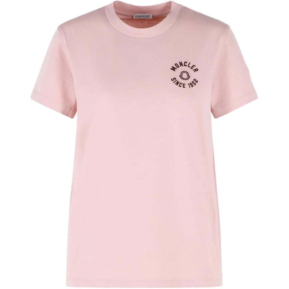 Футболка MONCLER Стандартная рукавная рубашка T для женщин - изображение 1