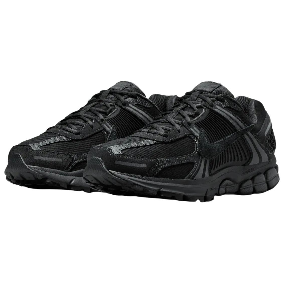 Кроссовки для бега NIKE Zoom Vomero 5 Дышащий Беговые кроссовки Унисекс Темный дымчато-серый — фото 2