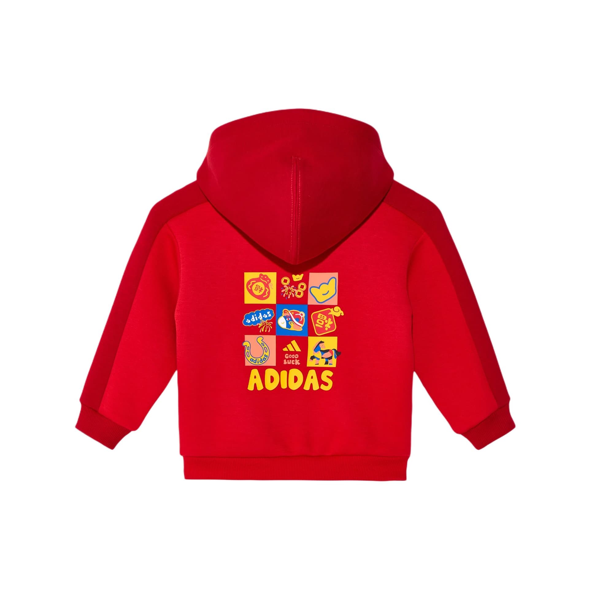 Adidas Повседневная спортивная одежда Вязаный худи с полной застежкой Tracksuit Детский - изображение 4