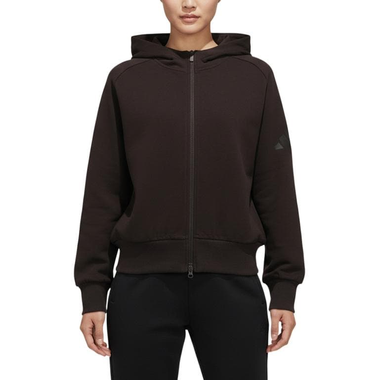 Куртка Adidas Женский Куртки Красного и Коричневого Цвета - изображение 1
