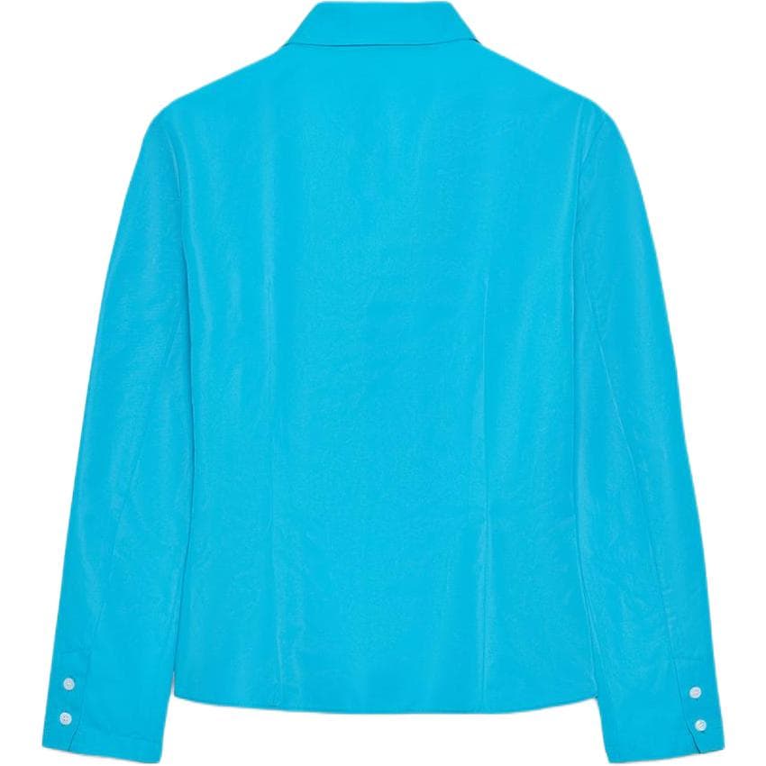 Блузка ZARA Женские рубашки Iron Blue - изображение 2