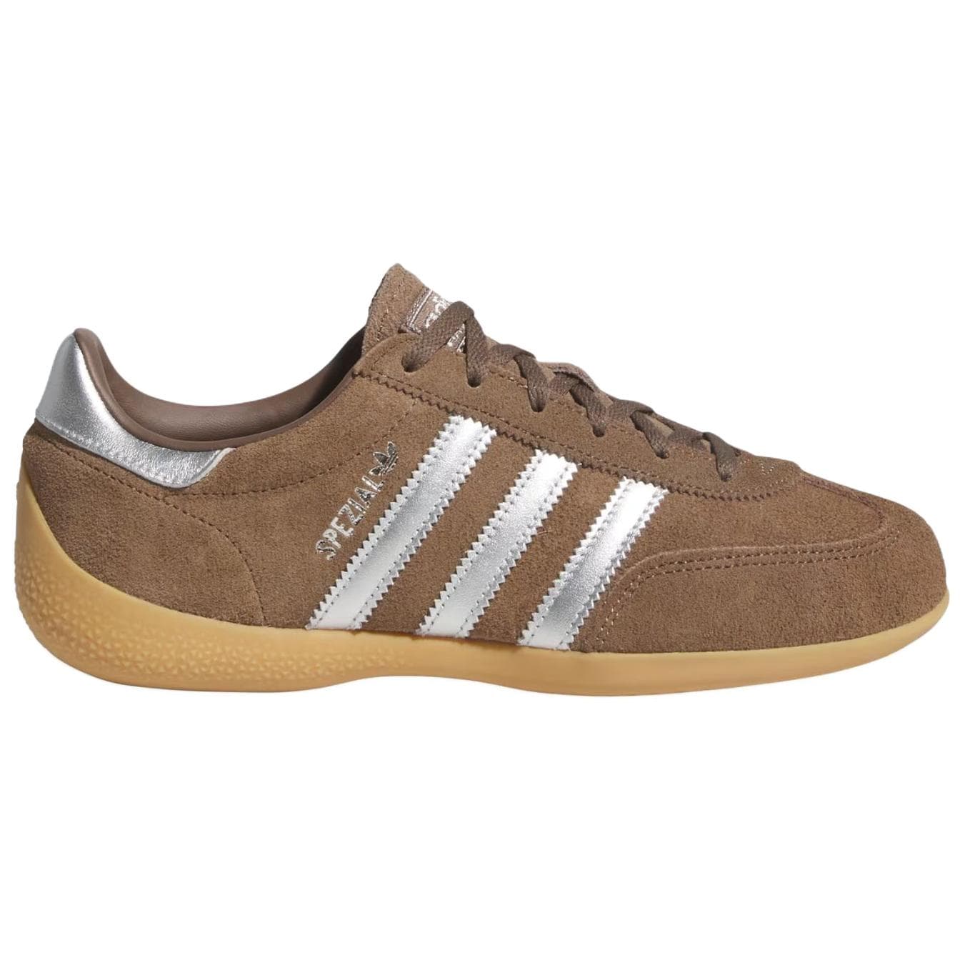 Кроссовки Adidas Originals HANDBALL SPEZIAL Низкий Топ Повседневная Обувь Женская Темно-Коричневая - изображение 2