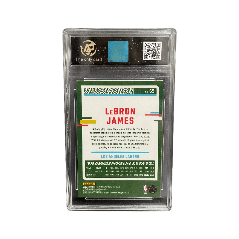 PANINI Donruss Optic Леброн Джеймс Маленький ЭМПЕРОР Вбрасывает Баскет Сертифицированные Карты 1 Упаковка - изображение 2