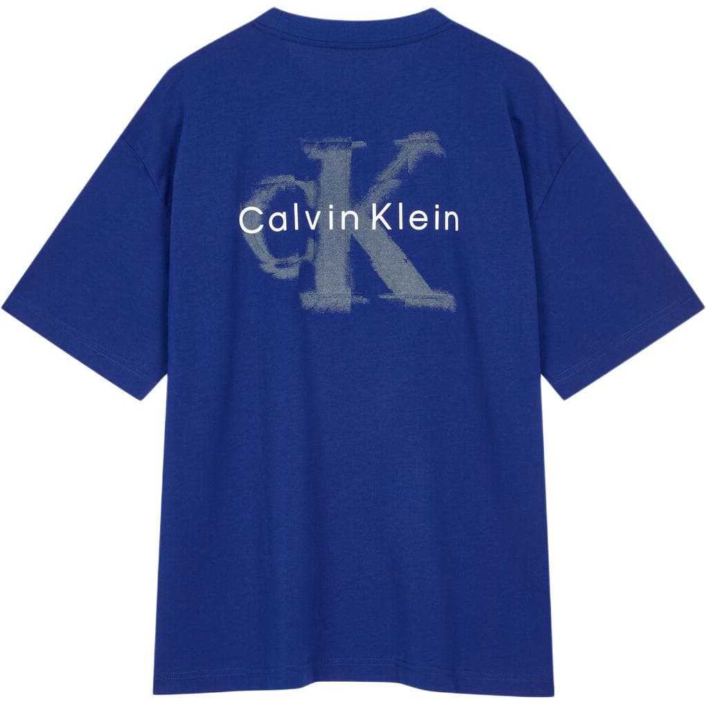 Футболка Calvin Klein Мужские синие T-рубашки - изображение 2