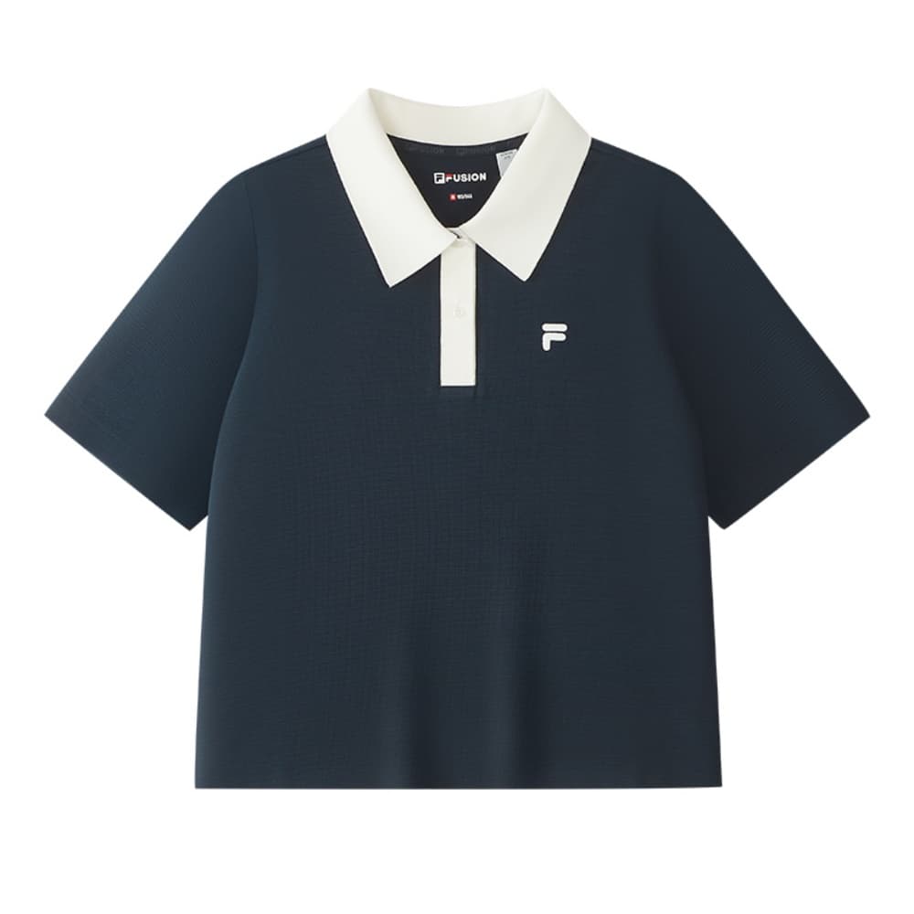 FILA FUSION FOB Поло Женское Драгоценный камень Темно-синий - изображение 1