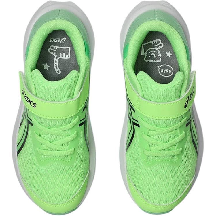 Кроссовки Asics Patriot 14 Дышащие Низкие Кроссовки для Беговых Занятий для Детей Зеленые Малыш - изображение 5