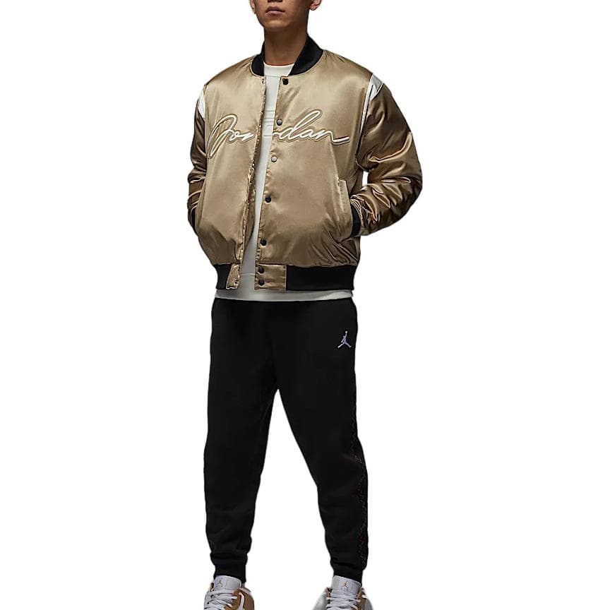 Бомбер Jordan MVP FW24 Бейсбольная куртка Мужская Пустынный камуфляж Парусный белый - изображение 3