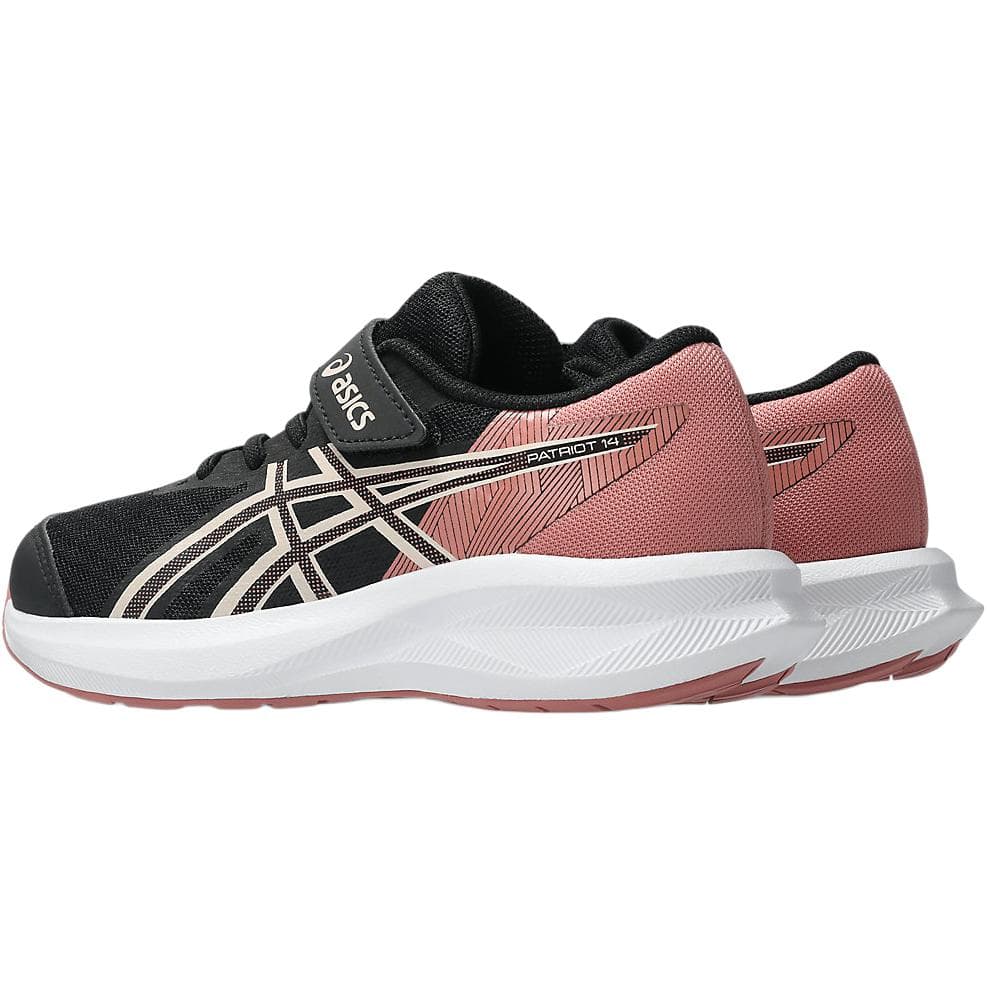Кроссовки Asics Patriot 14 Дышащая Поддержка Низкий Верх Беговые Кроссовки Черные Детские - изображение 4