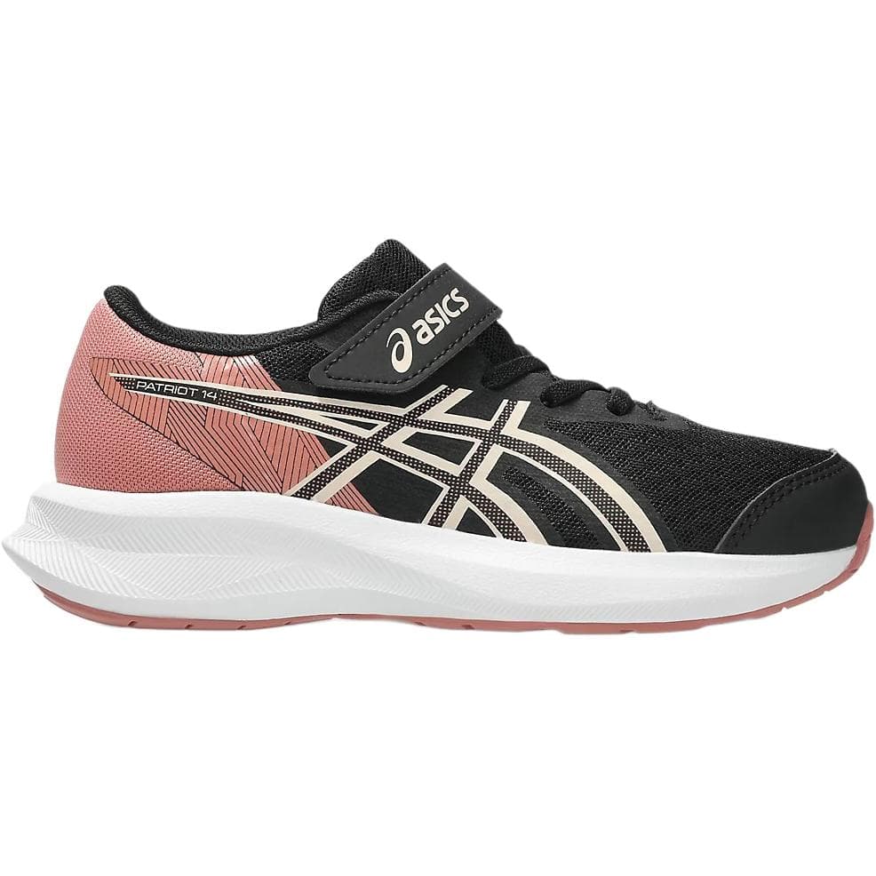 Кроссовки Asics Patriot 14 Дышащая Поддержка Низкий Верх Беговые Кроссовки Черные Детские - изображение 2