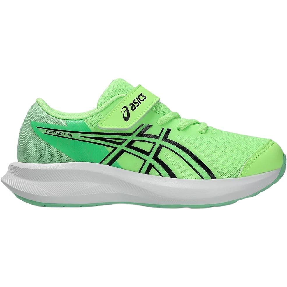 Кроссовки Asics Patriot 14 Дышащие Низкие Кроссовки для Беговых Занятий для Детей Зеленые Малыш - изображение 2