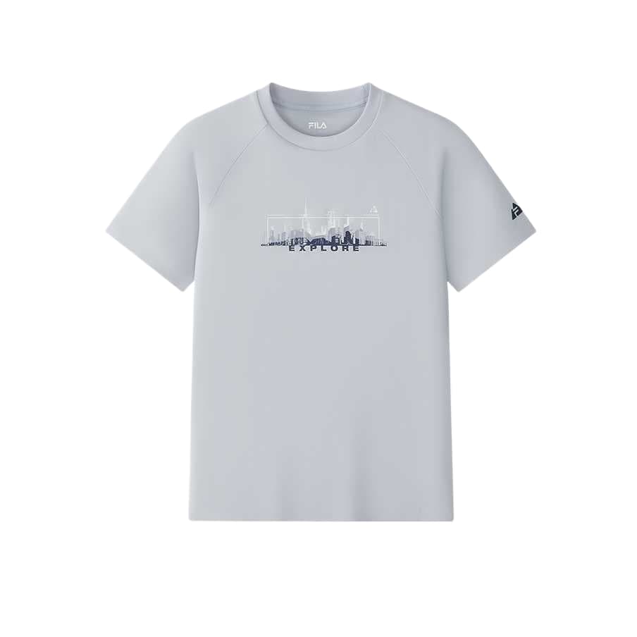 Футболка FILA KIDS T-рубашка Moon Серый Детская - изображение 1