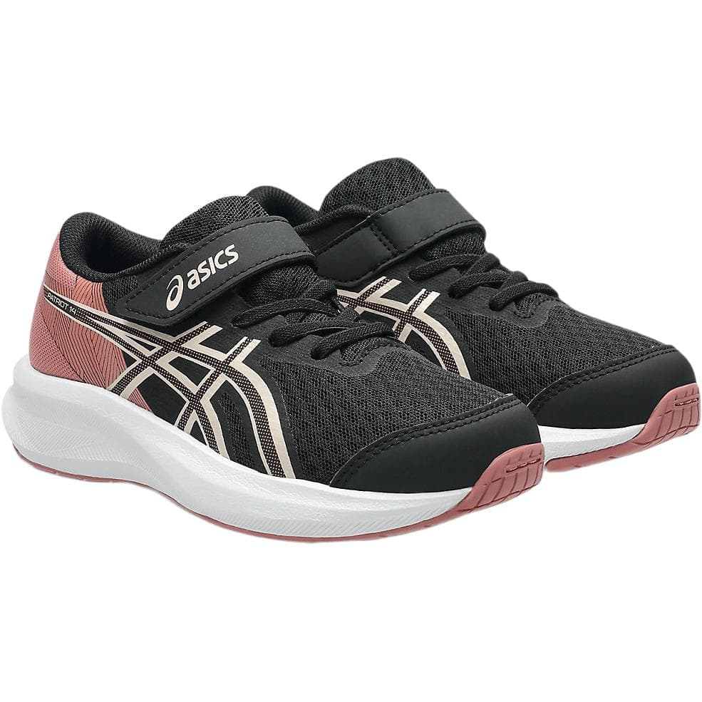 Кроссовки Asics Patriot 14 Дышащая Поддержка Низкий Верх Беговые Кроссовки Черные Детские - изображение 3