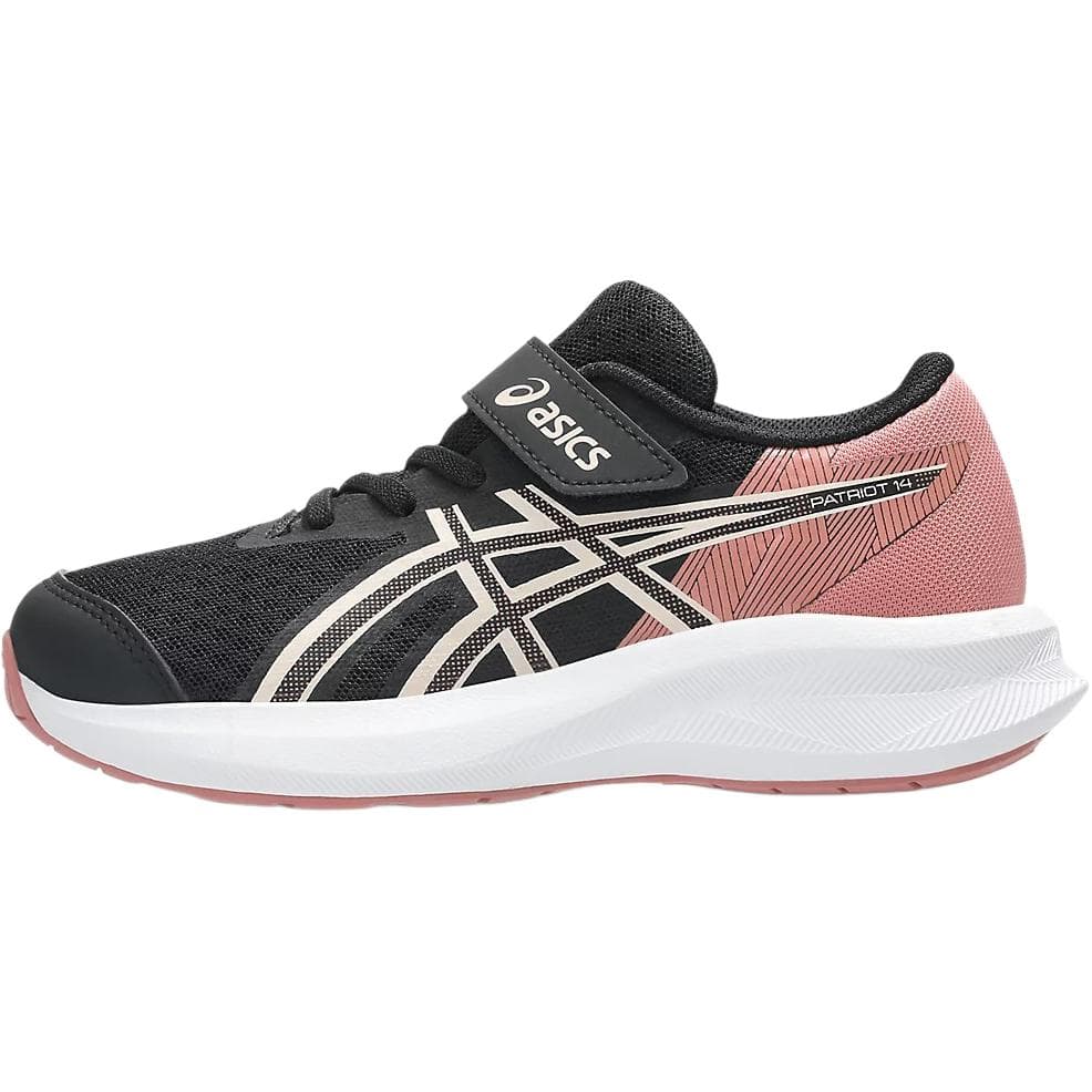 Кроссовки Asics Patriot 14 Дышащая Поддержка Низкий Верх Беговые Кроссовки Черные Детские - изображение 1
