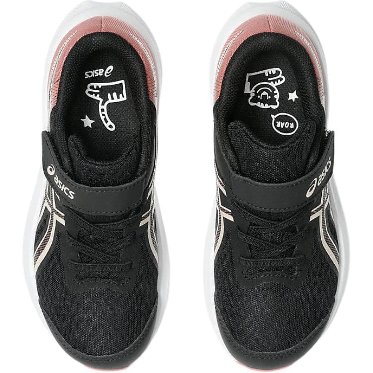 Кроссовки Asics Patriot 14 Дышащая Поддержка Низкий Верх Беговые Кроссовки Черные Детские - изображение 5