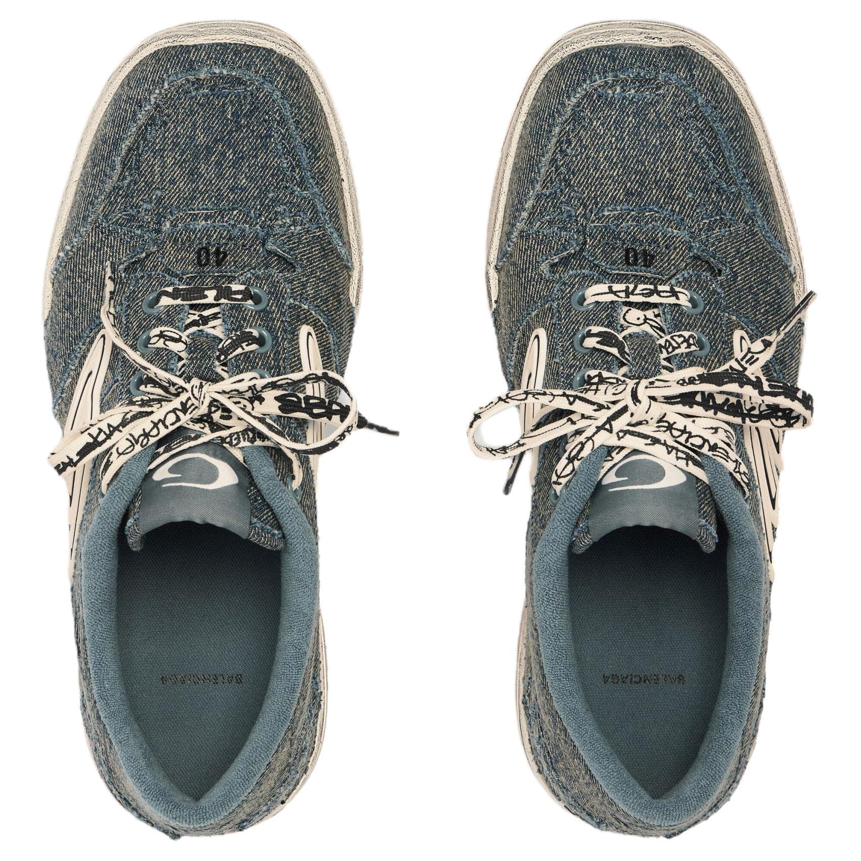 Кроссовки Balenciaga Hamptons Denim - изображение 4