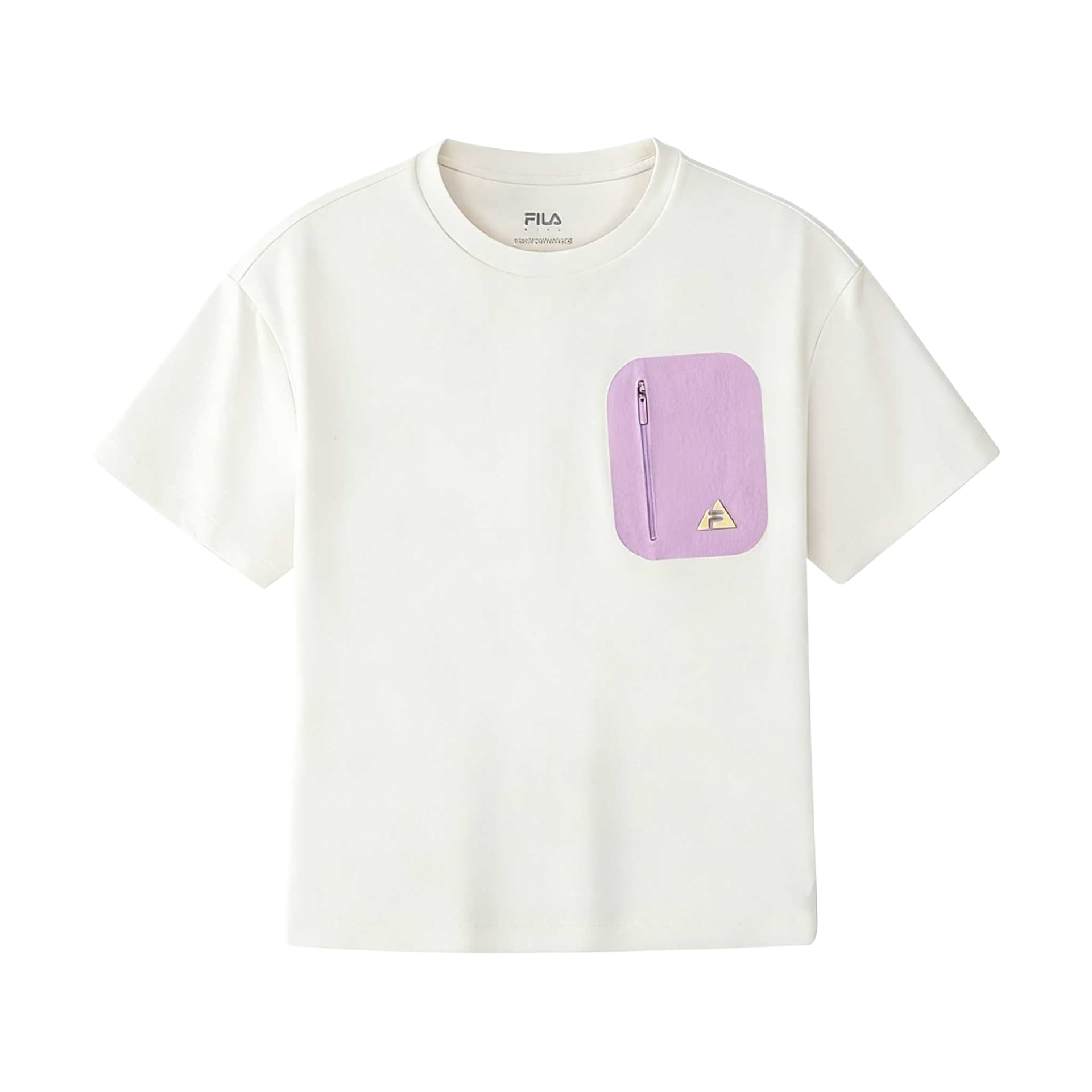 Футболка FILA KIDS T-рубашка Cloud White Детская - изображение 1