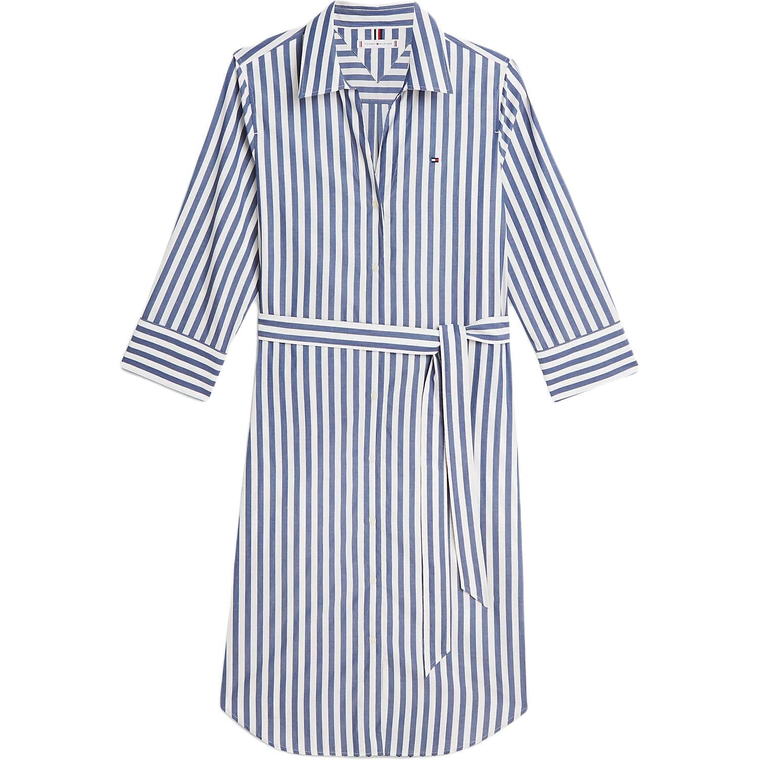 Платье Tommy Hilfiger Длинное платье с длинными рукавами для женщин - изображение 1
