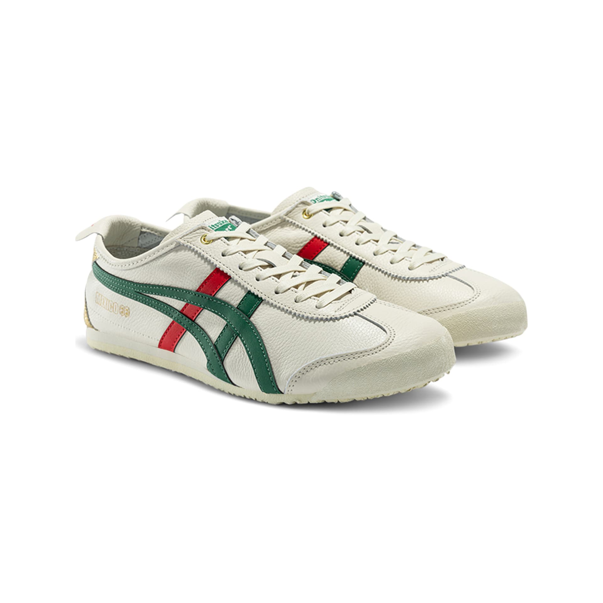 Кроссовки Onitsuka Tiger MEXICO 66 Коровья кожа Классический Low Топ Повседневная обувь Унисекс - изображение 3