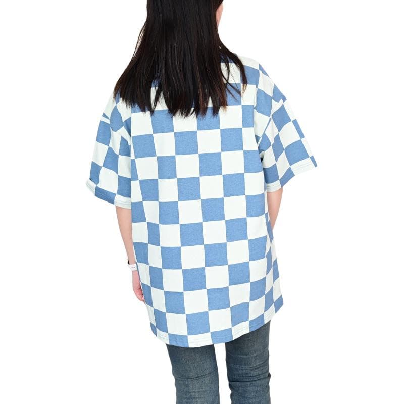 Футболка Vans T-Shirt Мужская Синяя Шахматный Узор - изображение 4