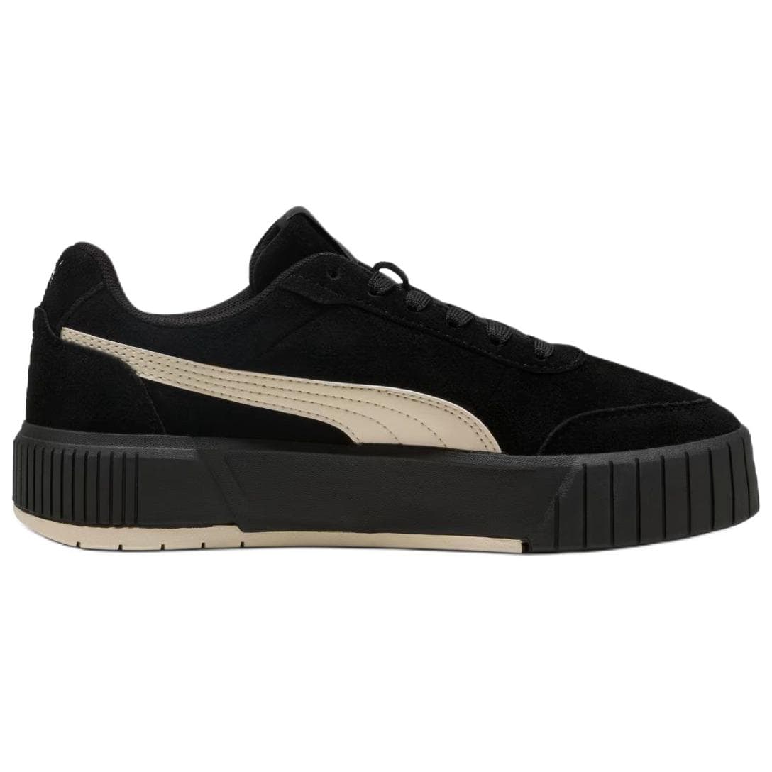 Кроссовки PUMA Carina Mia Скейтборд Обувь Женские Черный бежевый - изображение 2