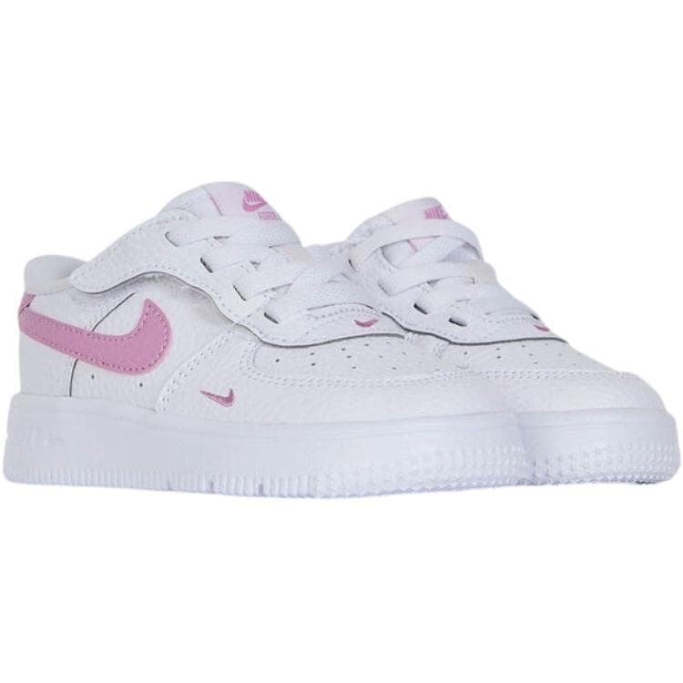 Кроссовки Nike Air Force 1 Low Топ Обувь для малышей Белый Розовый Для младенцев и малышей - изображение 3