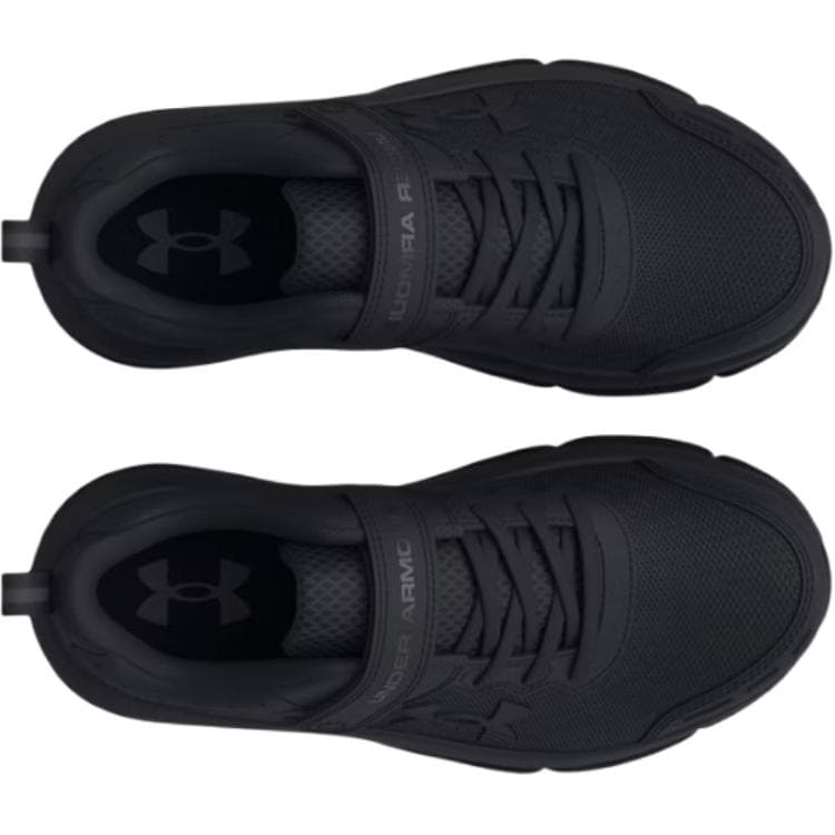 Кроссовки Under Armour Charged Assert 10 ac PS (PS) 'Тройной черный' Удобный Амортизация Износостойкий Низкий Топ - изображение 5