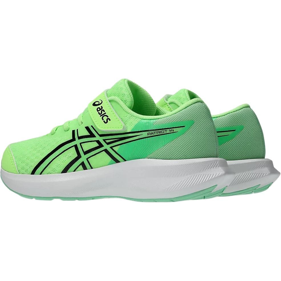 Кроссовки Asics Patriot 14 Дышащие Низкие Кроссовки для Беговых Занятий для Детей Зеленые Малыш - изображение 3