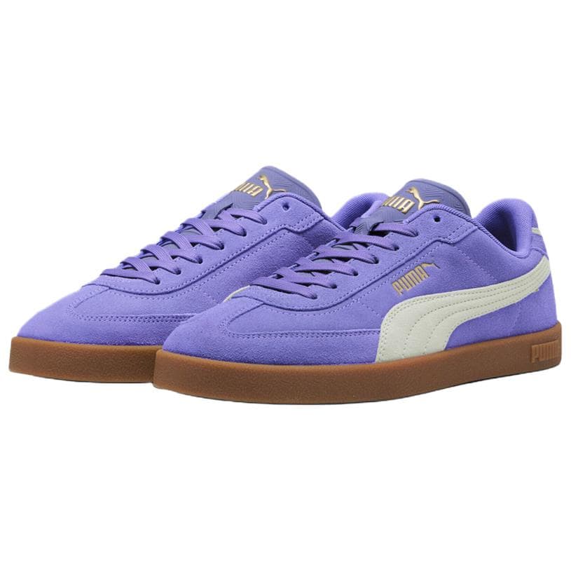 Кроссовки PUMA Club II Era Немецкие армейские кроссовки Женские Фиолетово-белый - изображение 3