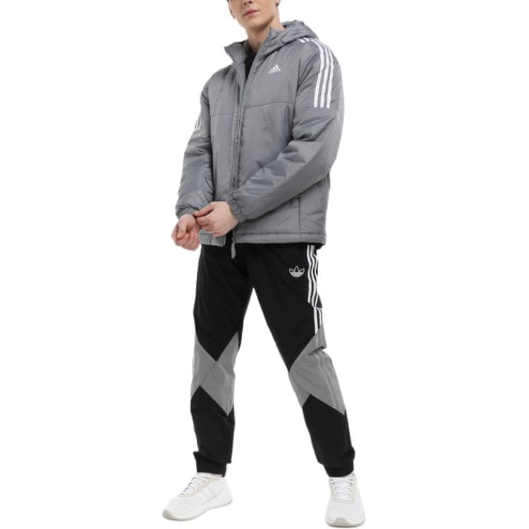 Куртка adidas Essentials Insulated Hooded Jacket Logo - изображение 5